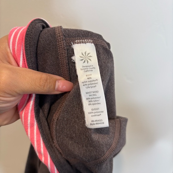 ATHLETA Stripes Balance Workout Capri - Picture 8 of 10